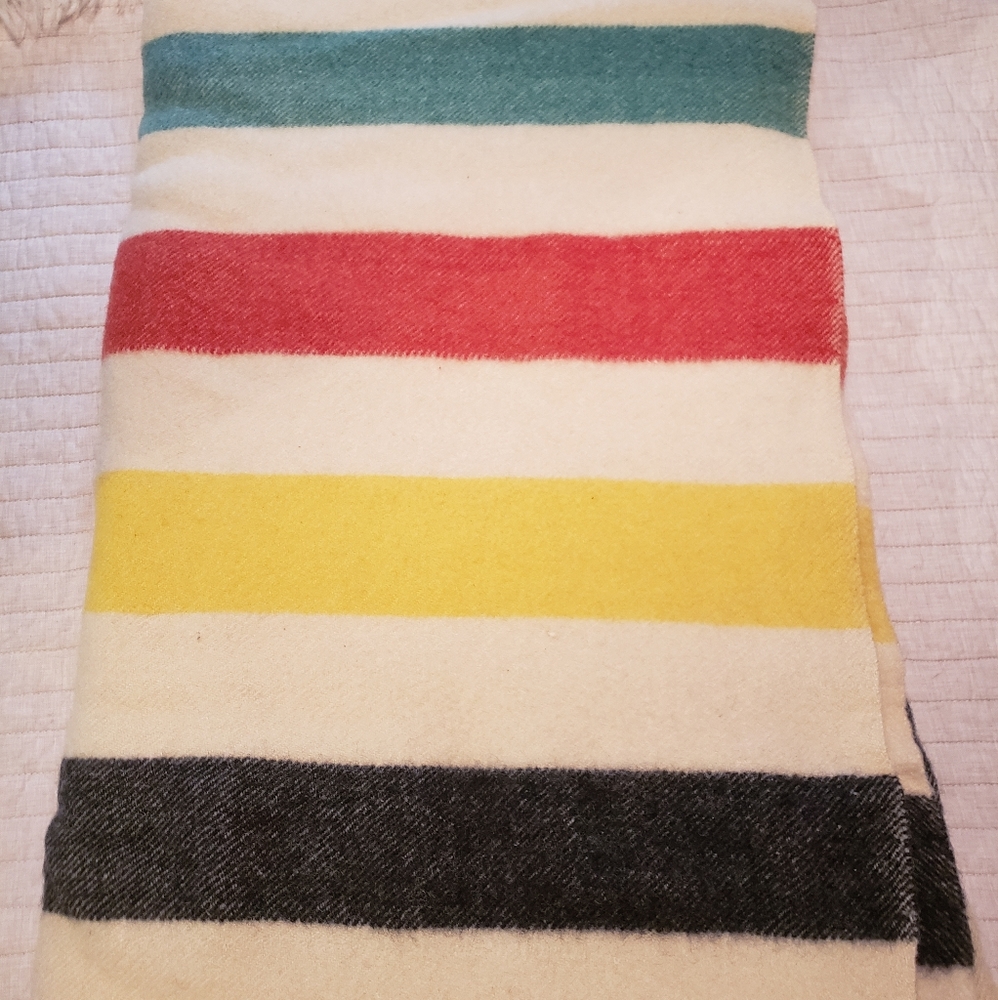 Vintage! 50's 100% WOOL blanket